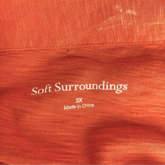 Soft Surroundings Danielle Button Tunic Size 3X - Picture 5 of 7